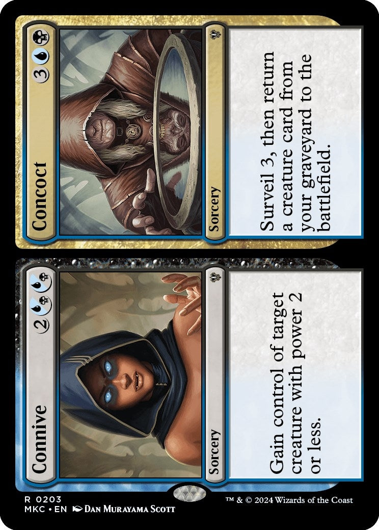 Image for Connive // Concoct (203) (Commander: Murders at Karlov Manor) - Magic: The Gathering