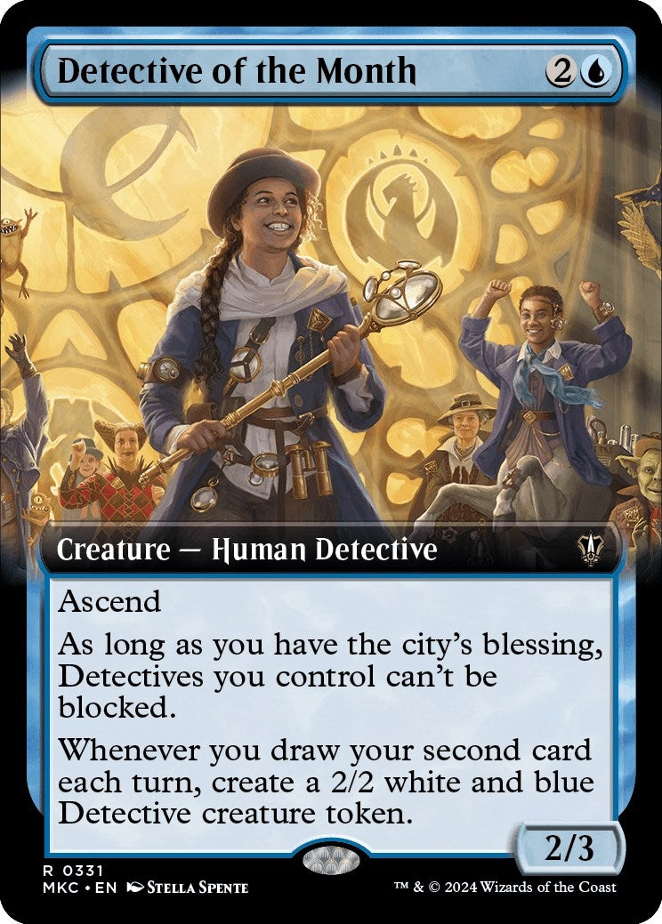 Image for Detective of the Month (Extended Art) (331) (Commander: Murders at Karlov Manor) - Magic: The Gathering