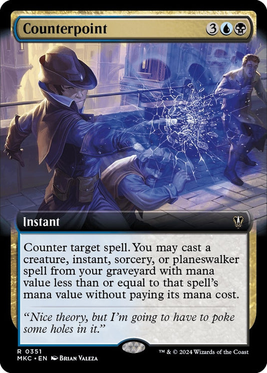 Image for Counterpoint (Extended Art) (351) (Commander: Murders at Karlov Manor) - Magic: The Gathering