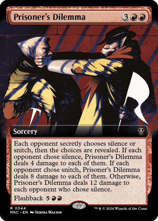 Image for Prisoner's Dilemma (Extended Art) (344) (Commander: Murders at Karlov Manor) - Magic: The Gathering