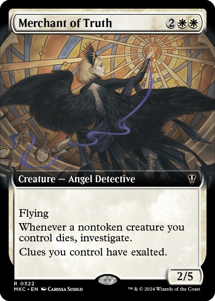 Image for Merchant of Truth (Extended Art) (322) (Commander: Murders at Karlov Manor) - Magic: The Gathering