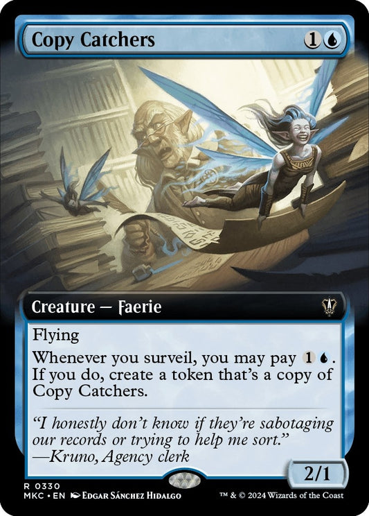 Image for Copy Catchers (Extended Art) (330) (Commander: Murders at Karlov Manor) - Magic: The Gathering
