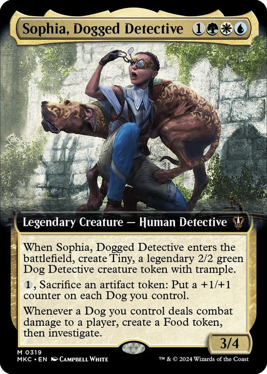 Image for Sophia, Dogged Detective (Extended Art) (319) (Commander: Murders at Karlov Manor) - Magic: The Gathering