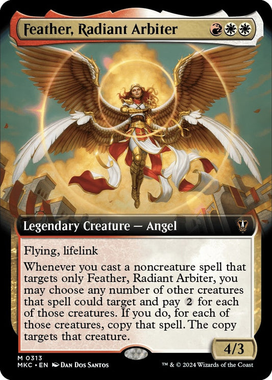 Image for Feather, Radiant Arbiter (Extended Art) (313) (Commander: Murders at Karlov Manor) - Magic: The Gathering