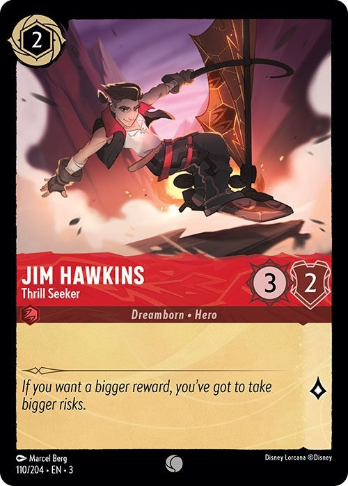 Image for Jim Hawkins - Thrill Seeker (110/204) (Into the Inklands) - Disney Lorcana