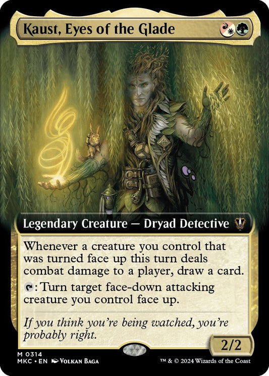 Image for Kaust, Eyes of the Glade (Extended Art) (314) (Commander: Murders at Karlov Manor) - Magic: The Gathering