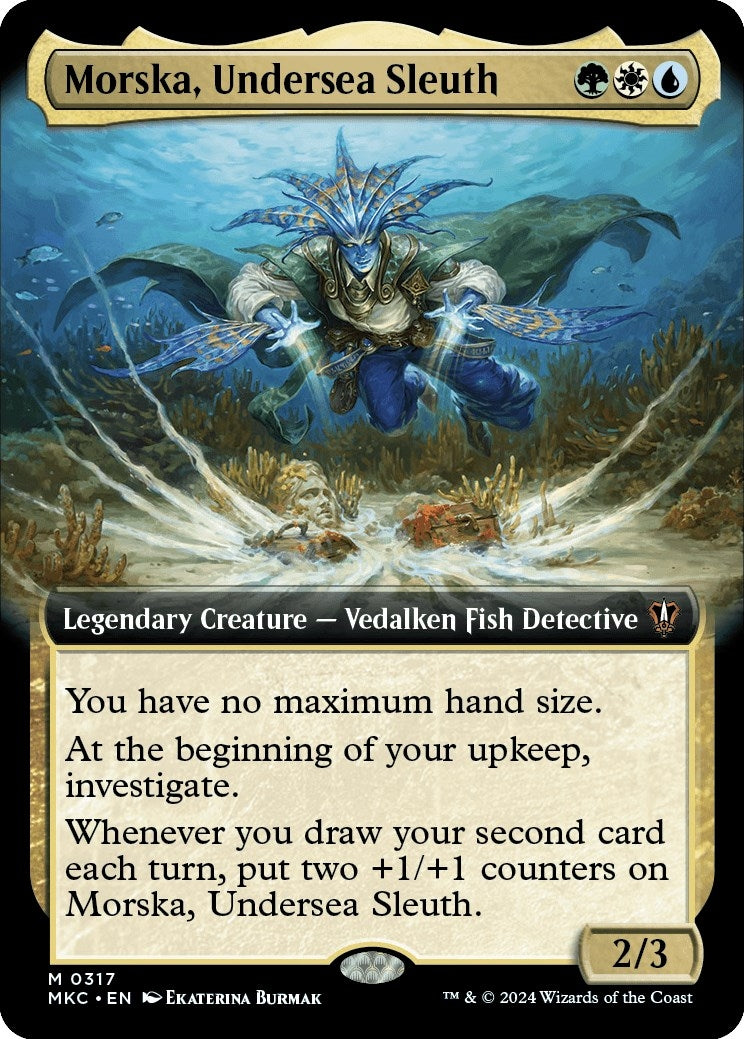 Image for Morska, Undersea Sleuth (Extended Art) (317) (Commander: Murders at Karlov Manor) - Magic: The Gathering
