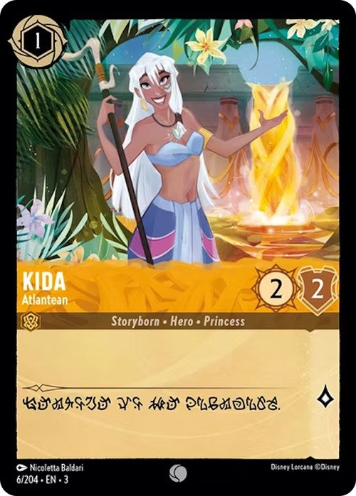 Image for Kida - Atlantean (6/204) (Into the Inklands) - Disney Lorcana