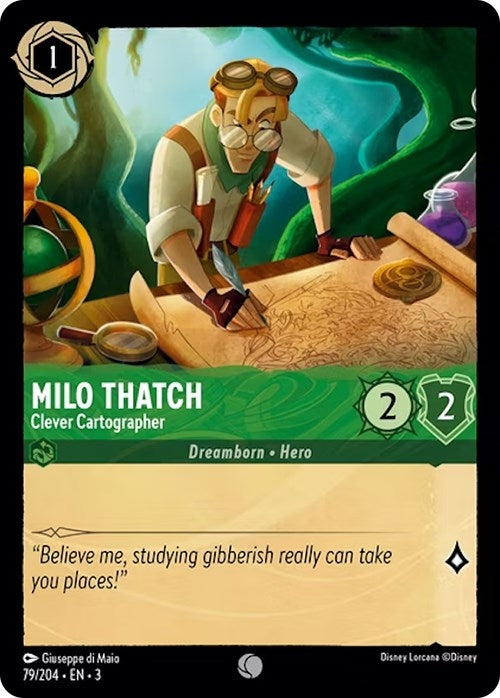 Image for Milo Thatch - Clever Cartographer (79/204) (Into the Inklands) - Disney Lorcana