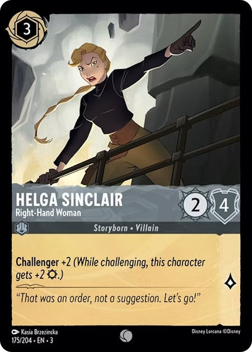 Image for Helga Sinclair - Right-Hand Woman (175/204) (Into the Inklands) - Disney Lorcana
