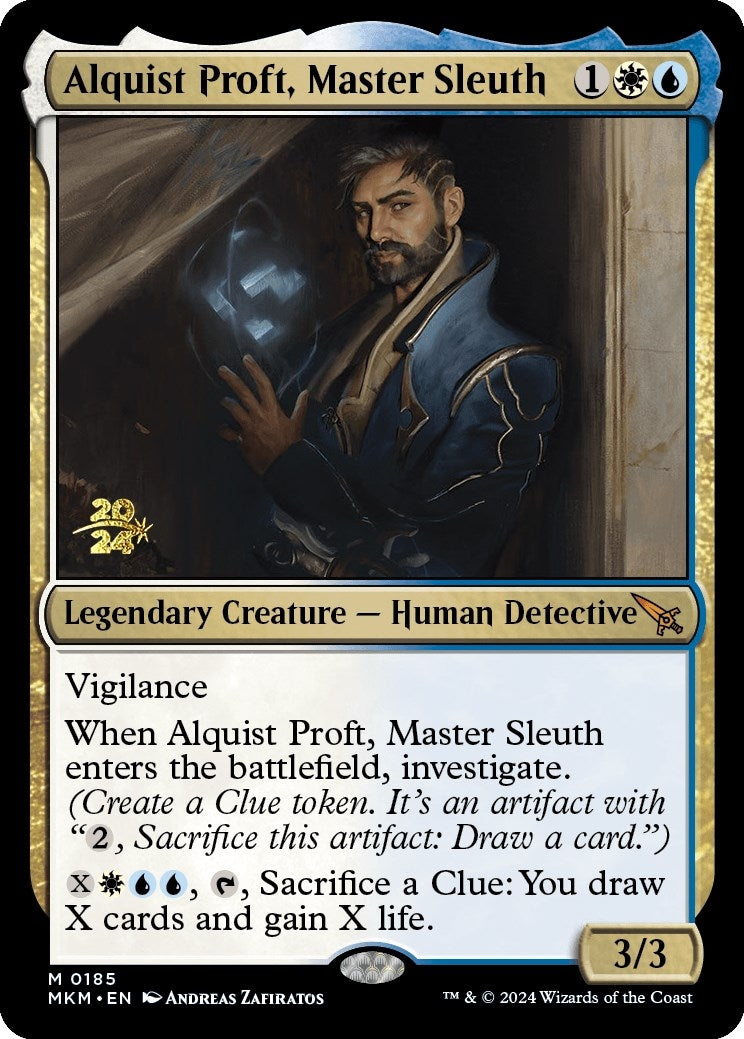 Image for Alquist Proft, Master Sleuth (185) (Prerelease Cards) - Magic: The Gathering