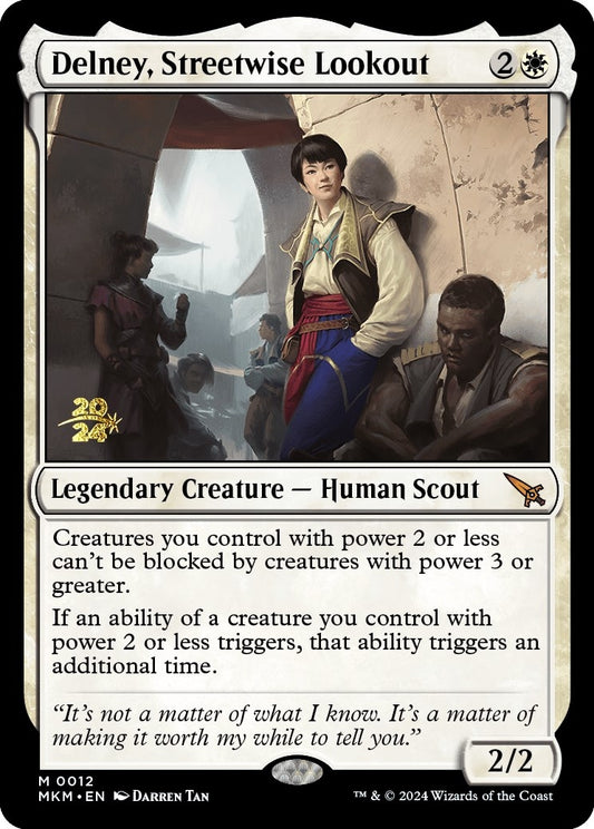 Image for Delney, Streetwise Lookout (12) (Prerelease Cards) - Magic: The Gathering