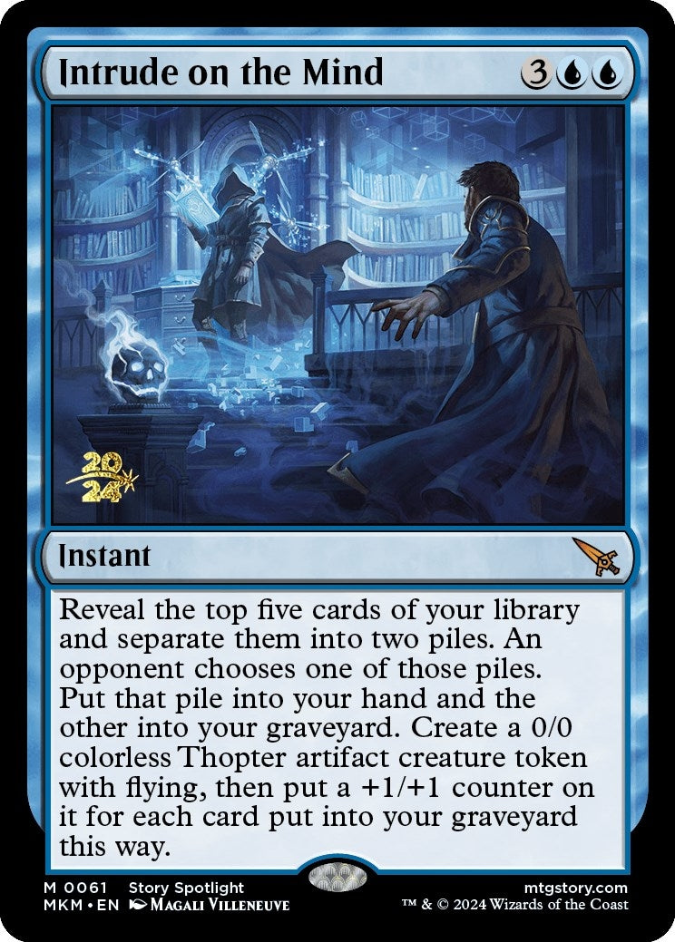 Image for Intrude on the Mind (61) (Prerelease Cards) - Magic: The Gathering