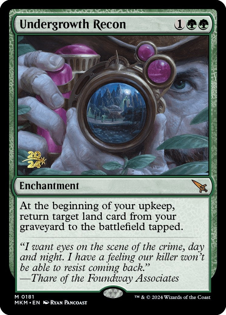 Image for Undergrowth Recon (181) (Prerelease Cards) - Magic: The Gathering