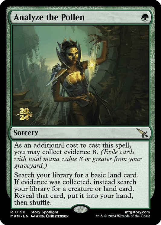 Image for Analyze the Pollen (150) (Prerelease Cards) - Magic: The Gathering