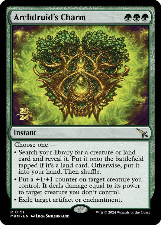 Image for Archdruid's Charm (151) (Prerelease Cards) - Magic: The Gathering