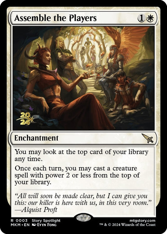 Image for Assemble the Players (3) (Prerelease Cards) - Magic: The Gathering