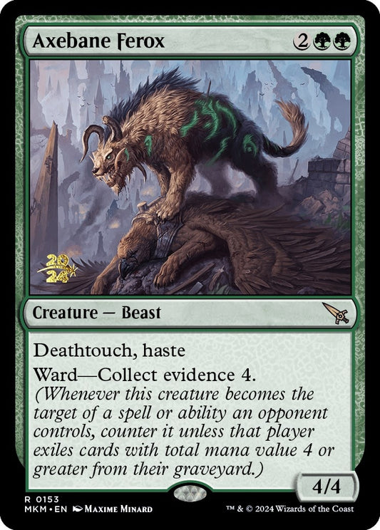 Image for Axebane Ferox (153) (Prerelease Cards) - Magic: The Gathering