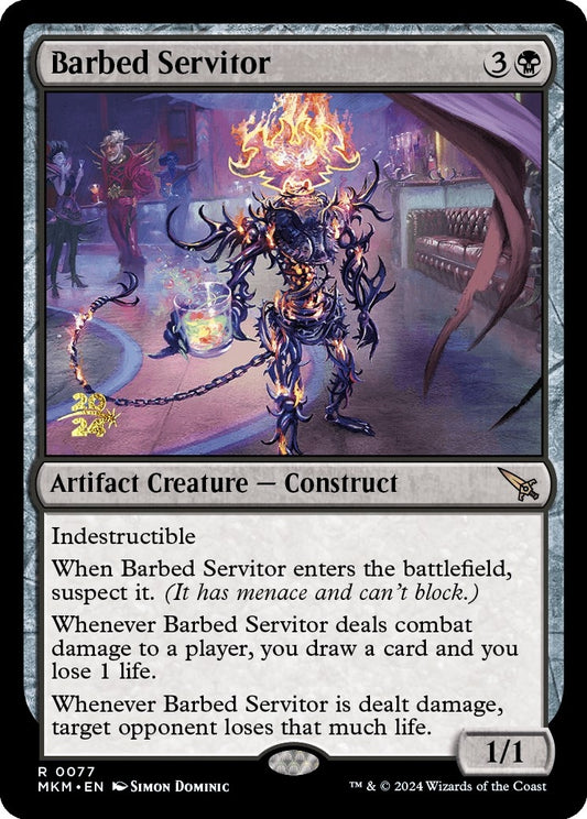 Image for Barbed Servitor (77) (Prerelease Cards) - Magic: The Gathering