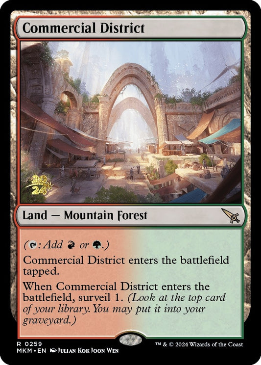 Image for Commercial District (259) (Prerelease Cards) - Magic: The Gathering
