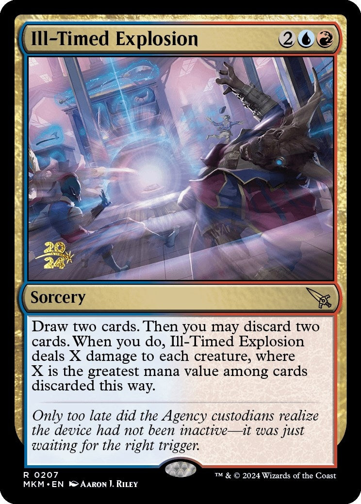 Image for Ill-Timed Explosion (207) (Prerelease Cards) - Magic: The Gathering