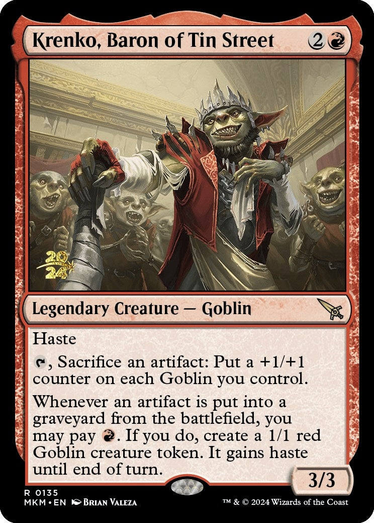 Image for Krenko, Baron of Tin Street (135) (Prerelease Cards) - Magic: The Gathering