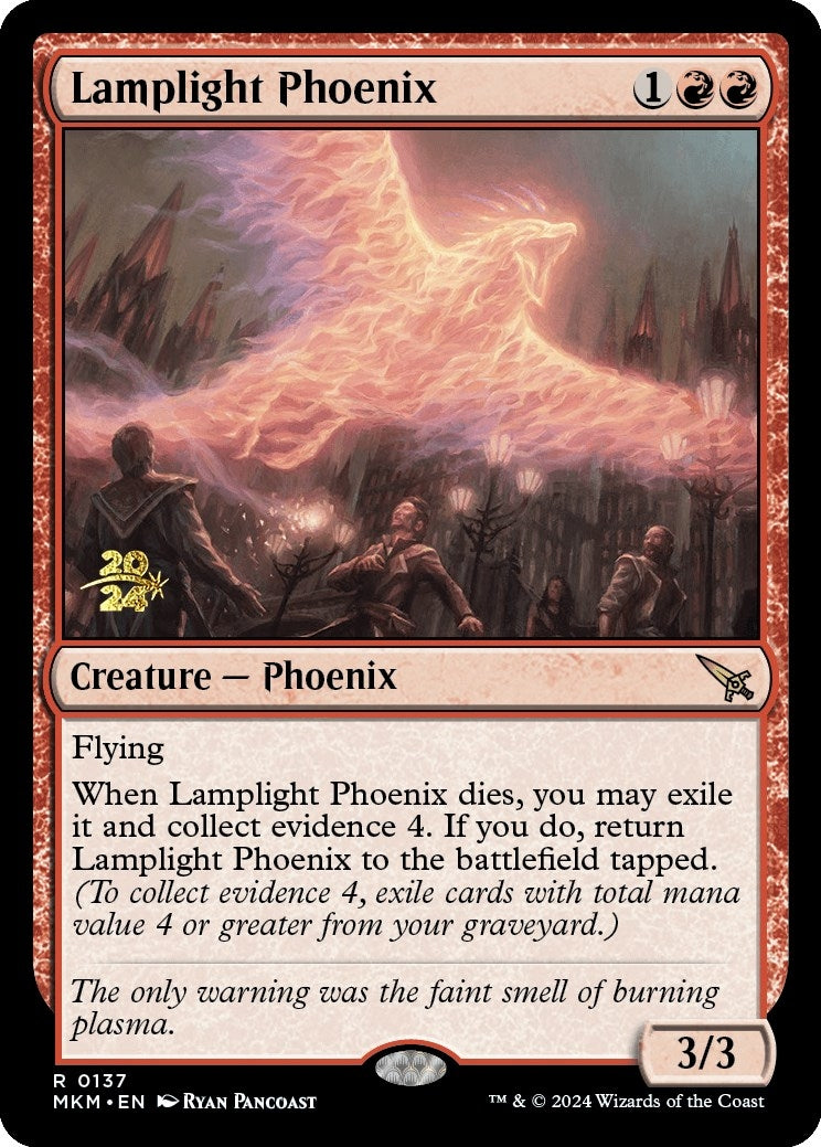 Image for Lamplight Phoenix (137) (Prerelease Cards) - Magic: The Gathering