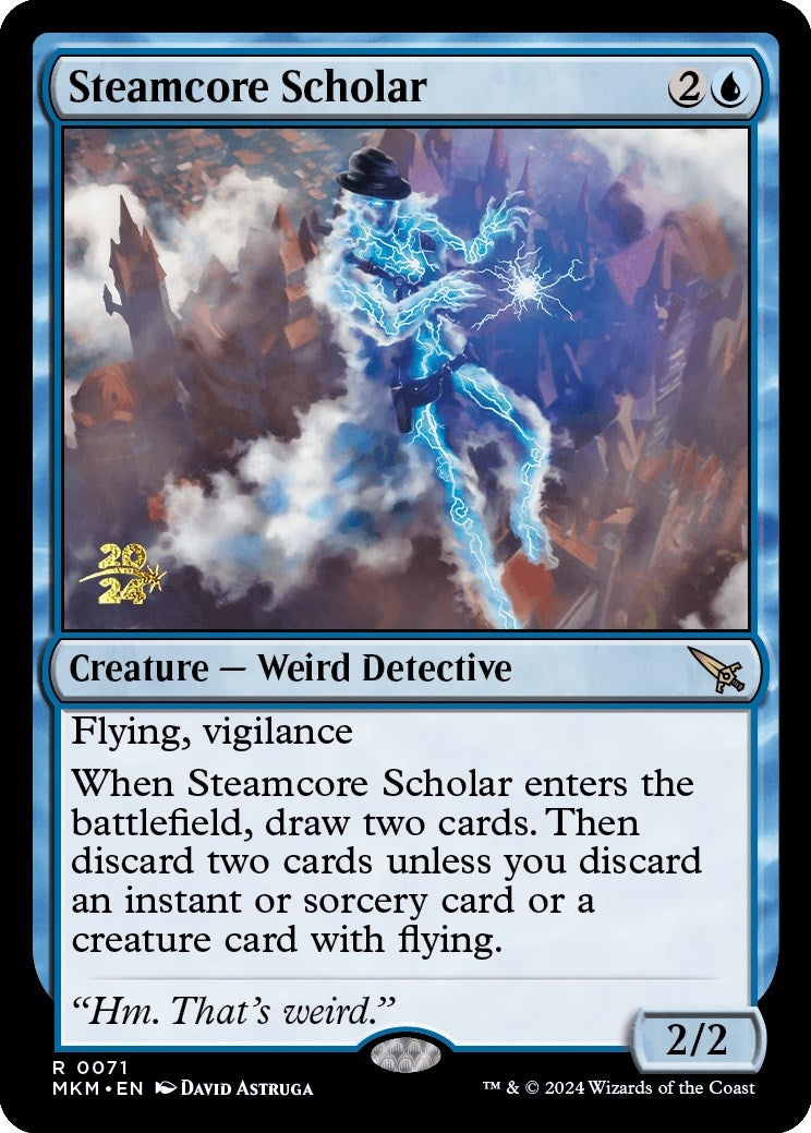 Image for Steamcore Scholar (71) (Prerelease Cards) - Magic: The Gathering