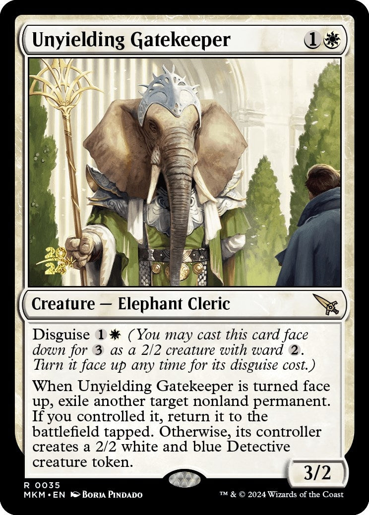 Image for Unyielding Gatekeeper (35) (Prerelease Cards) - Magic: The Gathering
