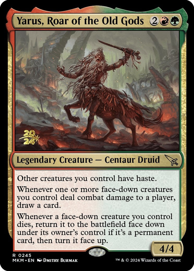 Image for Yarus, Roar of the Old Gods (245) (Prerelease Cards) - Magic: The Gathering