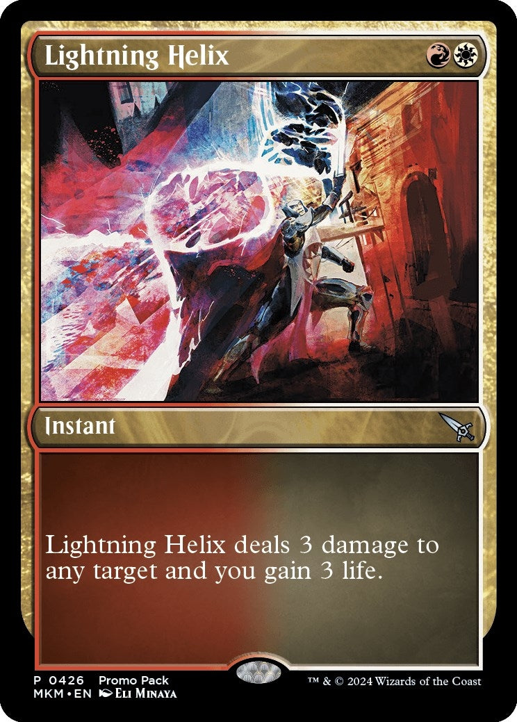 Image for Lightning Helix (426) (Promo Pack: Murders at Karlov Manor) - Magic: The Gathering