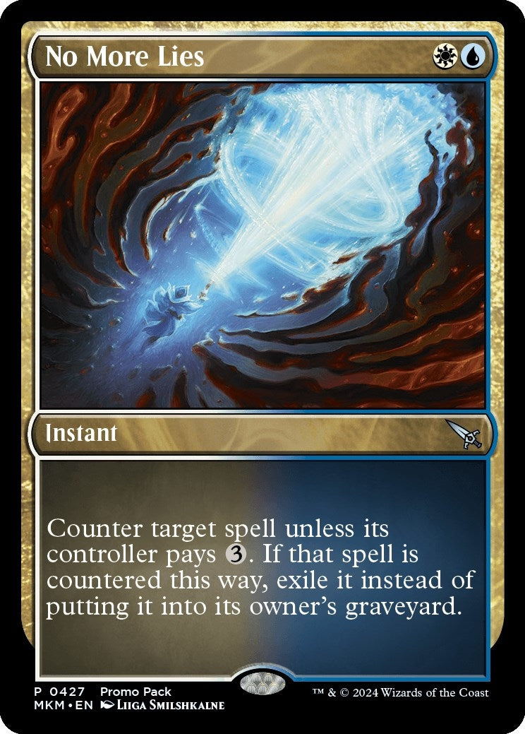 Image for No More Lies (427) (Promo Pack: Murders at Karlov Manor) - Magic: The Gathering