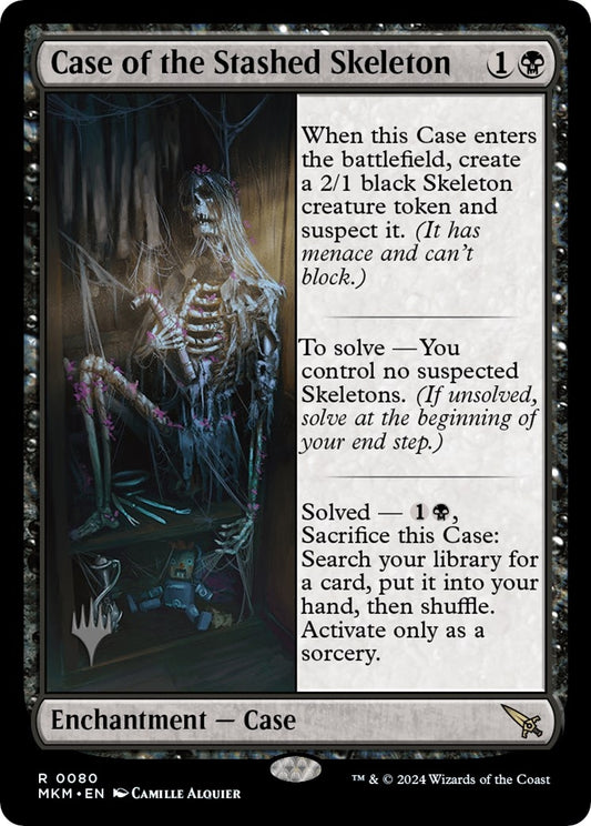 Image for Case of the Stashed Skeleton (80) (Promo Pack: Murders at Karlov Manor) - Magic: The Gathering