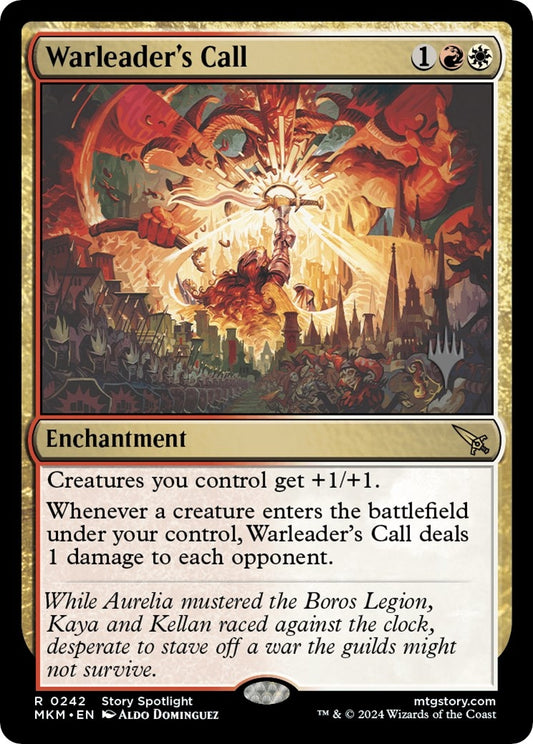 Image for Warleader's Call (242) (Promo Pack: Murders at Karlov Manor) - Magic: The Gathering