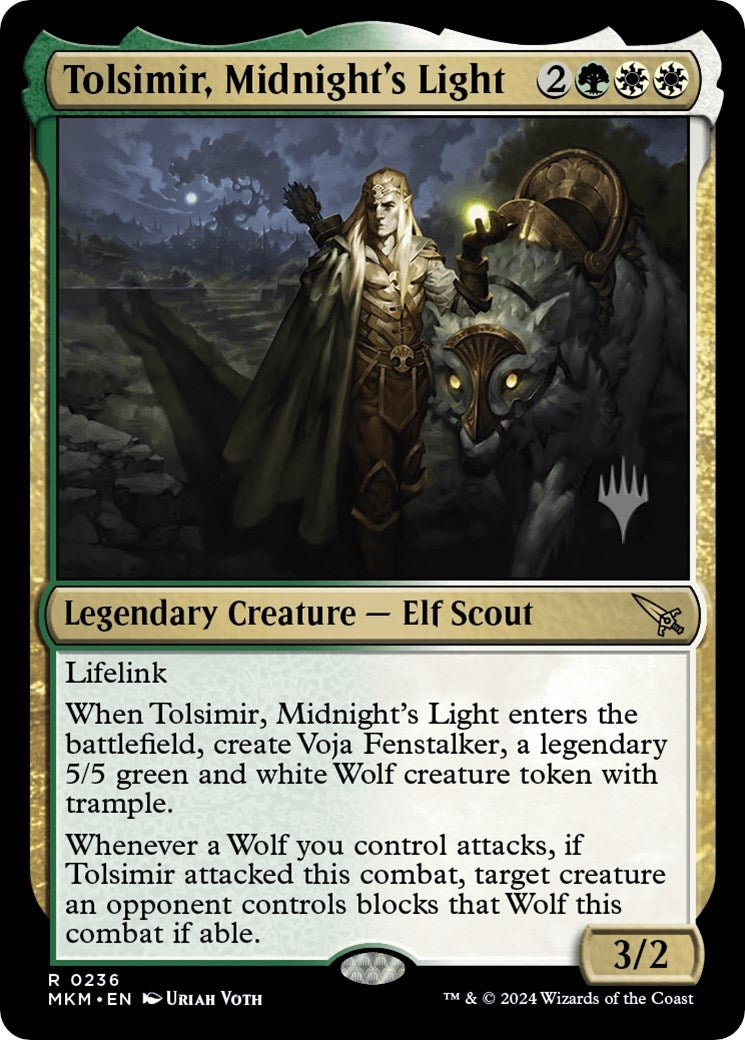 Image for Tolsimir, Midnight's Light (236) (Promo Pack: Murders at Karlov Manor) - Magic: The Gathering