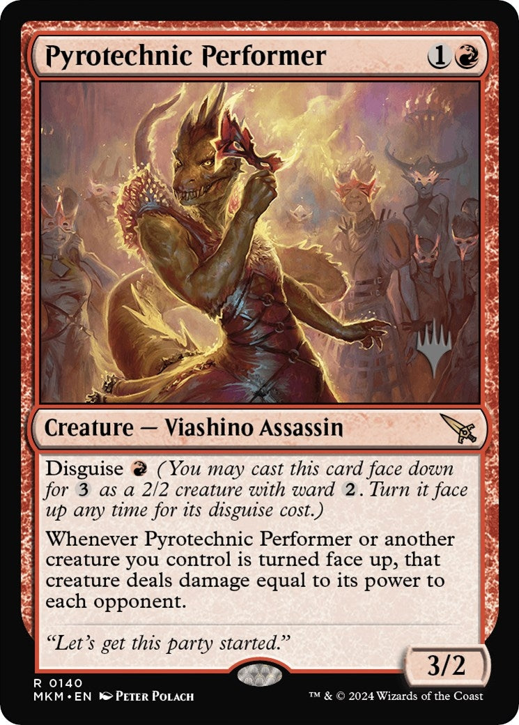 Image for Pyrotechnic Performer (140) (Promo Pack: Murders at Karlov Manor) - Magic: The Gathering
