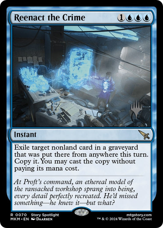 Image for Reenact the Crime (70) (Promo Pack: Murders at Karlov Manor) - Magic: The Gathering