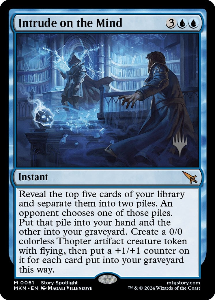 Image for Intrude on the Mind (61) (Promo Pack: Murders at Karlov Manor) - Magic: The Gathering