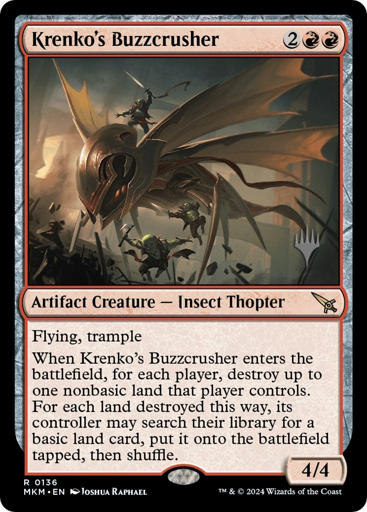 Image for Krenko's Buzzcrusher (136) (Promo Pack: Murders at Karlov Manor) - Magic: The Gathering
