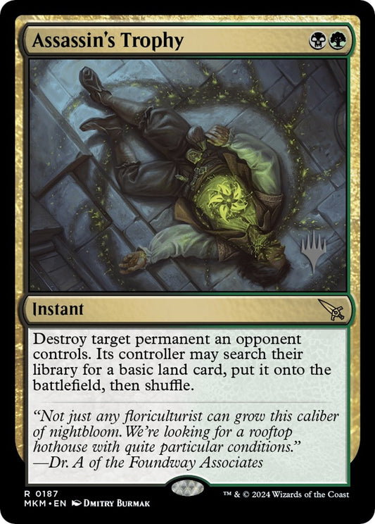 Image for Assassin's Trophy (187) (Promo Pack: Murders at Karlov Manor) - Magic: The Gathering