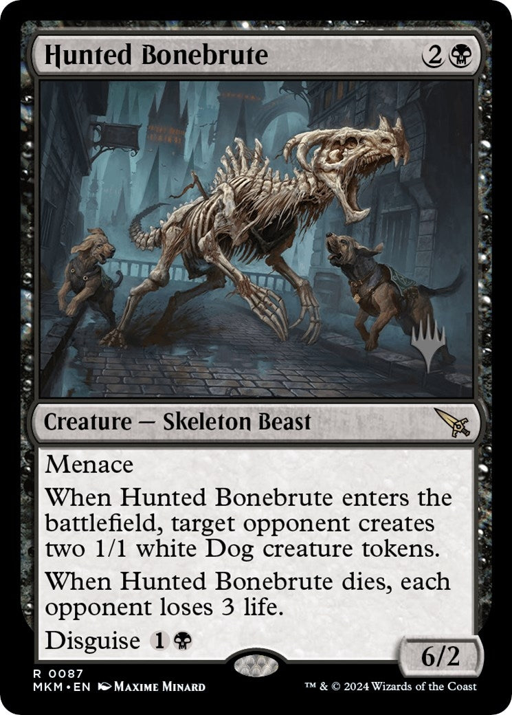 Image for Hunted Bonebrute (87) (Promo Pack: Murders at Karlov Manor) - Magic: The Gathering