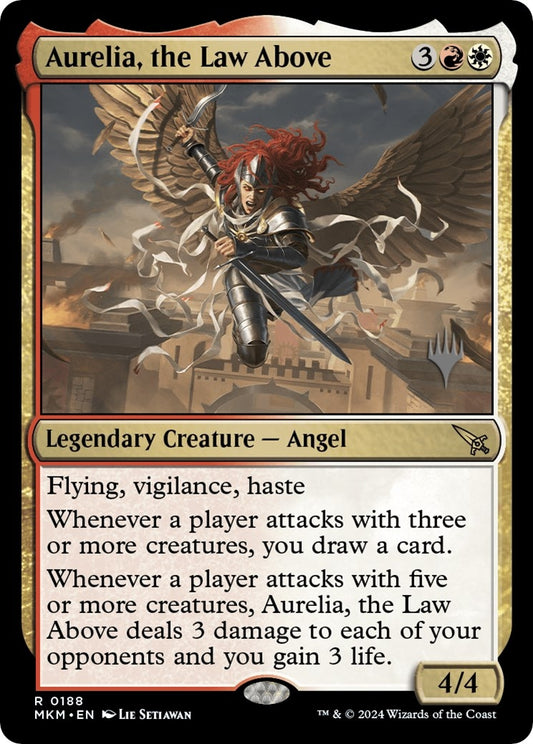 Image for Aurelia, the Law Above (188) (Promo Pack: Murders at Karlov Manor) - Magic: The Gathering