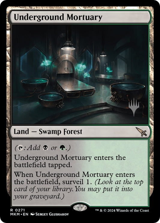 Image for Underground Mortuary (271) (Promo Pack: Murders at Karlov Manor) - Magic: The Gathering