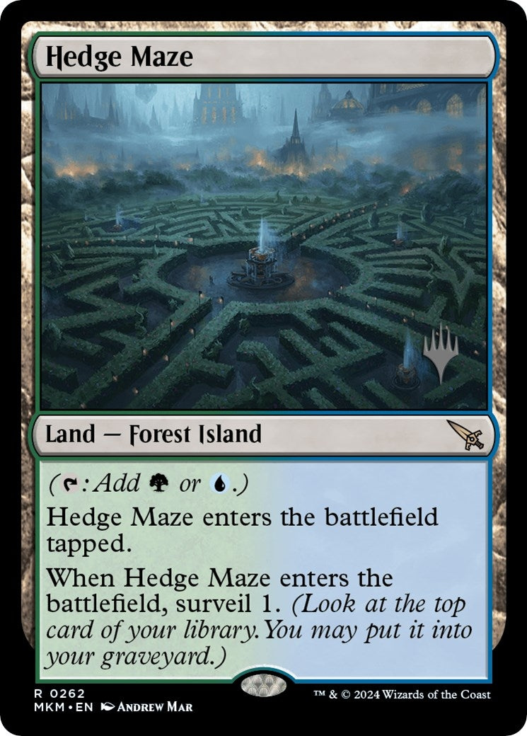 Image for Hedge Maze (262) (Promo Pack: Murders at Karlov Manor) - Magic: The Gathering