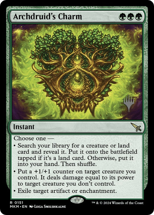 Image for Archdruid's Charm (151) (Promo Pack: Murders at Karlov Manor) - Magic: The Gathering