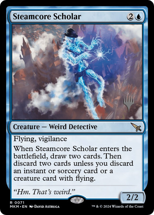 Image for Steamcore Scholar (71) (Promo Pack: Murders at Karlov Manor) - Magic: The Gathering