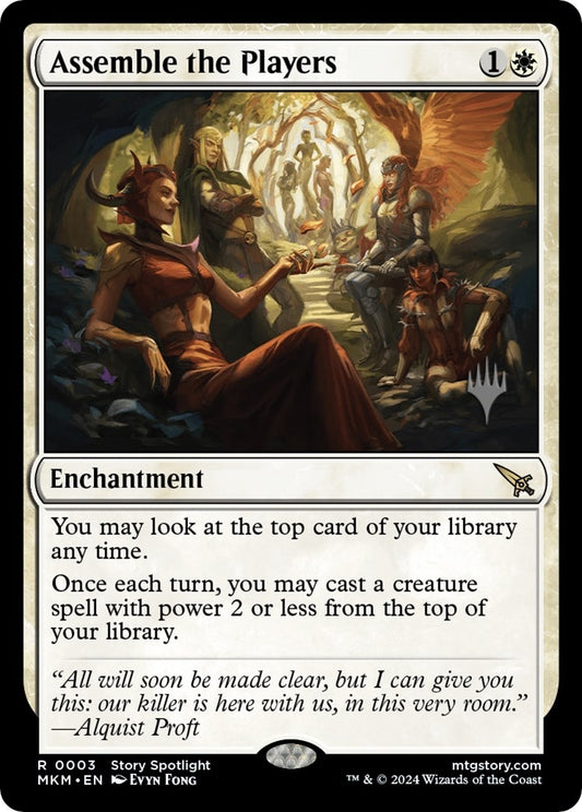 Image for Assemble the Players (3) (Promo Pack: Murders at Karlov Manor) - Magic: The Gathering