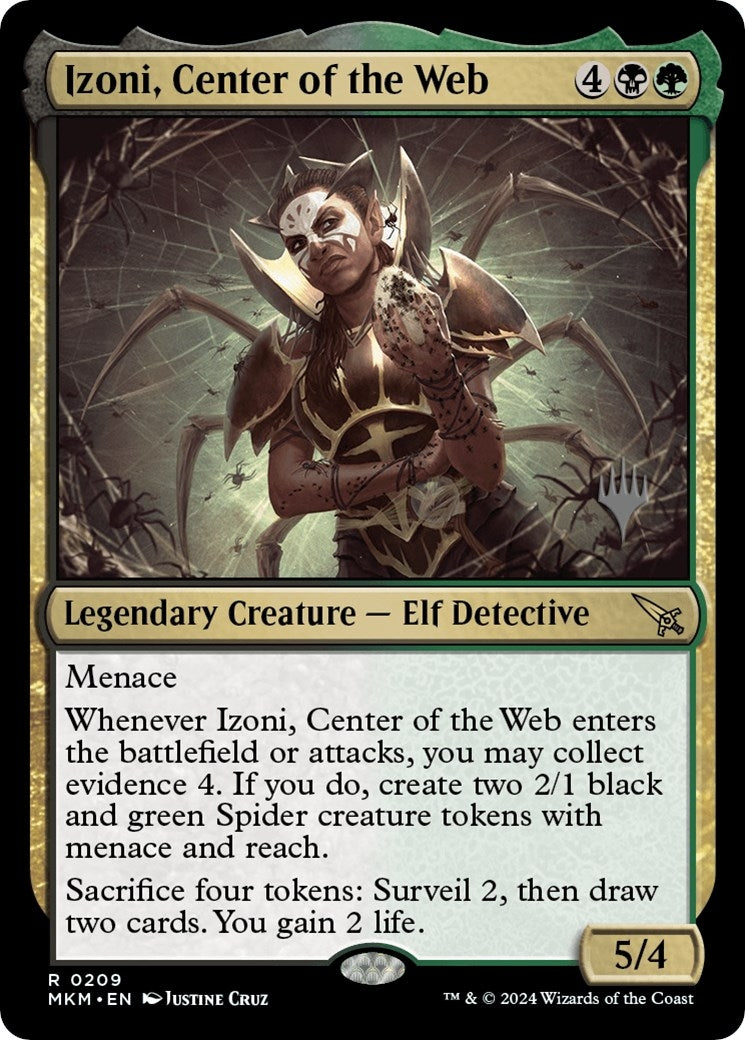 Image for Izoni, Center of the Web (209) (Promo Pack: Murders at Karlov Manor) - Magic: The Gathering