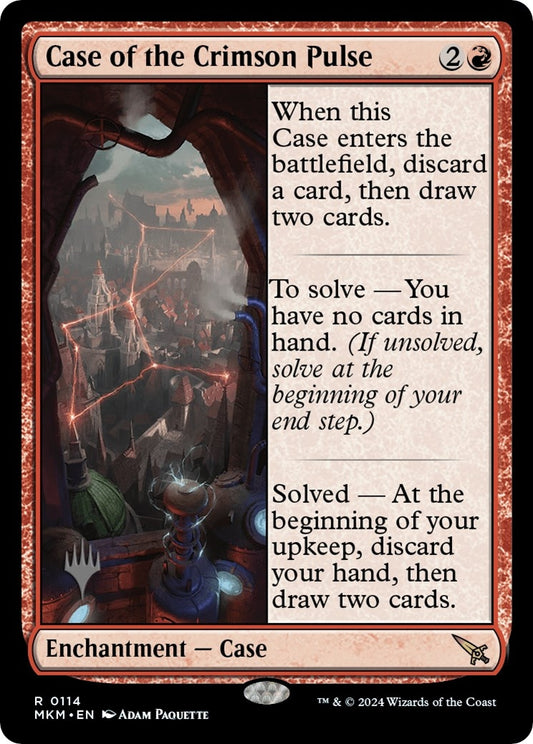 Image for Case of the Crimson Pulse (114) (Promo Pack: Murders at Karlov Manor) - Magic: The Gathering