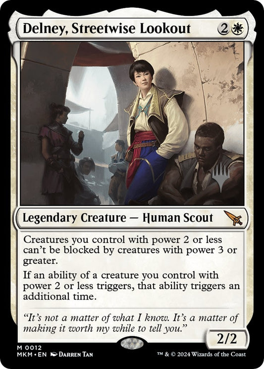 Image for Delney, Streetwise Lookout (12) (Promo Pack: Murders at Karlov Manor) - Magic: The Gathering